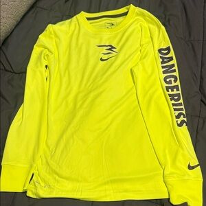 Nike Kids Neon Yellow Long Sleeve Tee